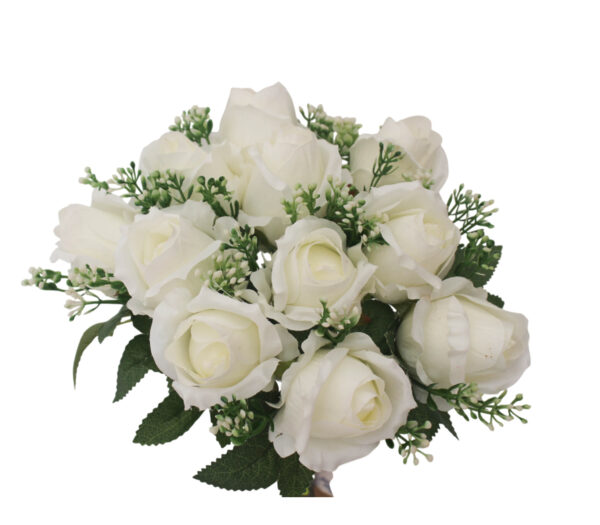 Bouquet de roses blanches