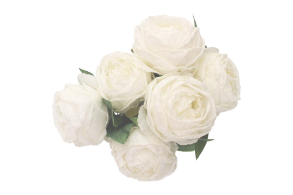 Bouquet de roses blanches